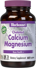 Bluebonnet Albion Chelated Calcium Magnesium Caplets, 60 Count