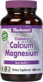 Bluebonnet Albion Chelated Calcium Magnesium Caplets, 60 Count