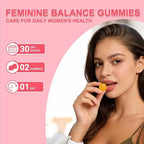 Premium Feminine Balance Gummies for Women, Natural Support for Feminine Wellness, Hawaiian Pineapple Flavor, Contains Probiotic Formula, Maintain Female pH Balance, 60 Gummies