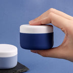 Kuangre Travel Containers for Toiletries, Silicone Cream Jars BPA-Free, Leak-proof 2oz Travel Size Containers, Portable Size Silicone Jars with Lid for Cosmetic Face Hand Body Cream (4 Pack)