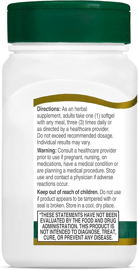 21st Century Evening Primrose OIL 500mg - 60 Softgels (3 Pack)