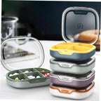 SHERCHPRY 1Pc Portable Mini Medicine Holder Sealed Pill Organizer Compact Storage for Travel Design for and Items for Daily Use Go