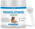 Prenatal Vitamins for Dogs - Aids Healthy Gestation, Puppy Development & Milk Production - Packed with Folic Acid, Calcium, Iron & Key Vitamins - Ideal for Pregnant and Nursing Canines