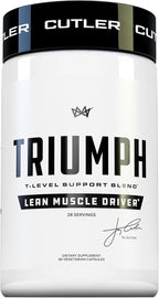 TRIUMPH Testosterone Booster for Men: Best Test Booster and Estrogen Blocker for Men with DIM, KSM 66 Ashwagandha, and Boron Citrate, Build Natural Lean Muscle Mass and Strength, 56 Veggie Capsules