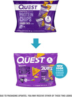 Quest Nutrition Loaded Taco Tortilla Style Protein Chips, 19g Protein, 4g Net Carb, Low Carb, Gluten Free, 1.1 oz (Pack of 4)