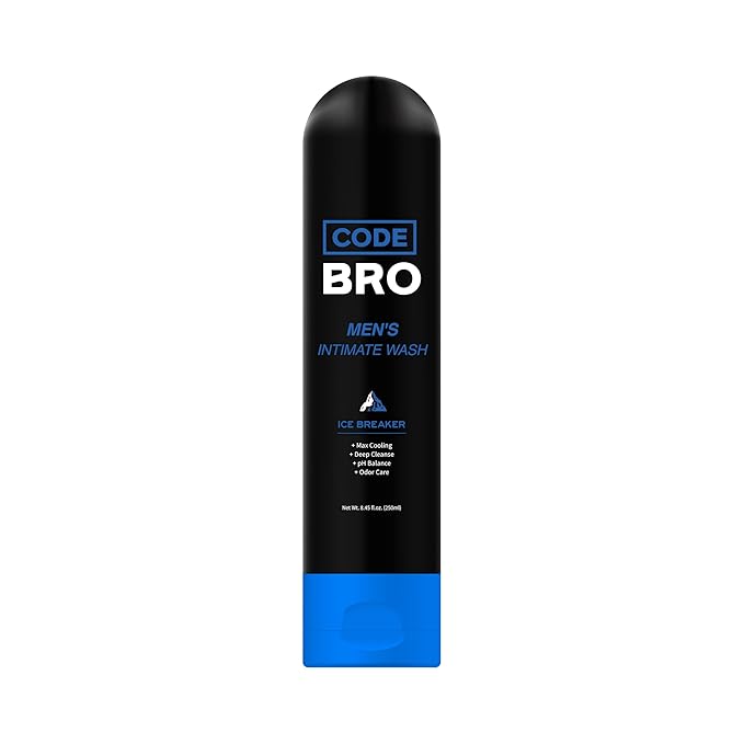 Men's Intimate Wash Ice Breaker - Shower Stuff for Men (250ml, 8.45 fl oz)