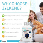 Vetoquinol Zylkene - Calming Support for Large Dogs 33132 lb - Supports Behavior & Occasional Anxiety - Perfect for Boarding, Vet Visits & Celebrations - Non-Drowsy & Lactose-Free - 120 Capsules