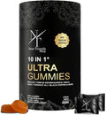 Shilajit Gummies 10-in-1 Ultra Shilajit Gummies | 4000 mg Pure Shilajit, Tongkat Ali, Maca Root, 75% Fulvic Acid | Sugar-Free Vegan, 85+ Trace Minerals | 90 Pack