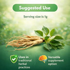 Organic Korean Panax Ginseng Root Extract, 200:1 Powder Root Extract, Maximum Strength, 170 g (6oz), 1 Gram Per Serving, with Active Ginsenosides