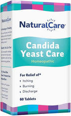 NaturalCare Candida Yeast Care, Homeopathic Tablets, 60ct