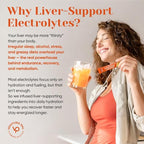 Venture Pal Hydration Packets + Liver Support- Liquid Daily IV Electrolyte Powder Packets with 7 Electrolytes & 5 Vitamins, Milk Thistle + L-Theanine | Sugar-Free | Keto Friendly | Vegan, 16 Sticks