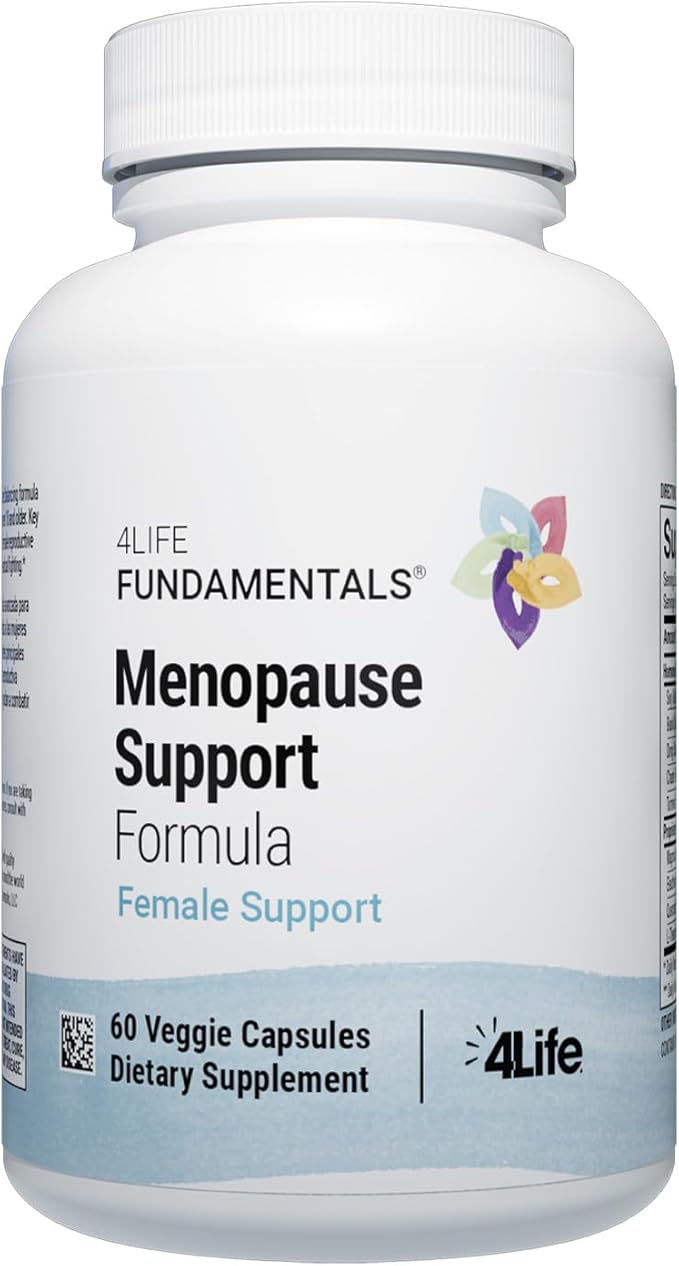 4Life - BioGenistein Ultra - Menopause Support Formula - Soy Isoflavones, Black Cohosh & Chaste Tree with Quercetin & Turmeric - 60 Veggie Capsules