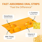 ESTHER FORMULA Liposomal Glutathione Strips (30 ct) - Glutathione Direct, Antioxidant Support, Skin Brightening | Fast-Absorbing Oral Beauty Film | Korean Supplements | Made in USA