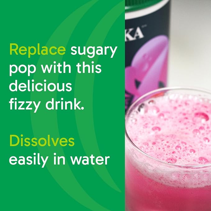 Organikа Electrolytes with Enhanced Collagen Powder for Women & Men - 13 oz - Wild Berry-Flavored Effervescent Electrolyte & Collagen Drink Mix - Deep Hydration, Mobility, Skin, Hair, & Nails