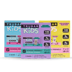TRUBAR Kids Protein Bars, Snack Pack Variety Box, Plant Based Protein, Gluten Free School-Friendly Snacks for Lunchboxes, Tree Nut and Peanut Free, Low Sugar, Healthy On the Go Snack Bars, 15 Count