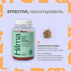 Hilma Prebiotic Fiber Gummies, Daily Fiber Supplement, Gummies for Adults, Supports Gut Health for Women and Promotes Regularity, Citrus Natural Flavor, FSA Eligible, 60 Count