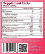 Hair Skin and Nails Gummies, 5000 mcg Biotin with Vitamins A, C, D2 & E, B-Complex, Zinc & Iodine, Hair Skin and Nails Vitamins for Women & Men, Supports Hair Growth, Nails, Glowing Skin - 60 Gummies