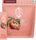 Iris Women’s Hormonal Health Daily Electrolyte Drink Mix | High Fiber, Essential B Vitamins for Mood Support | 40:1 Myo & D‑Chiro Inositol | Peach Prickly Pear, 15 Hydration Powder Packets