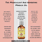Deve Herbes Pure Marula Oil (Sclerocarya birrea) Cold Pressed (Pack of Five) 100ml X 5 (16.9 oz)