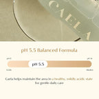 CAELA Feminine Wash Gel, pH-Balanced Formula with Triple Lactobacillus Ferment Complex, Vegan K-Beauty Intimate Care for Women, Sea Buckthorn & Damask Rose, Sulfate-Free, 6.76 Fl Oz