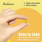 Vitamin D3 K2 Magnesium Gummies | 5000IU D3 + 100mcg K2 MK-7 + 150mg Magnesium Glycinate | for Bone, Immune & Sleep Support | Non-GMO, Vegan, Gluten Free | Citrus Flavor, 60 Count