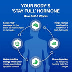 GLP1 Elevate™ - GLP-1 Booster Supplement | Curb Cravings & Support Metabolic Health | Increase Natural Production with Clinically Studied Ingredients | 60 Servings