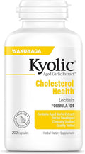 Kyolic Aged Garlic Extract Formula 104, Cholesterol Health*, 200 Capsules