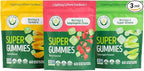Kuli Kuli Super Energy Gummies - Energy Supplements with Moringa, Caffeine-Free Natural Energy Booster - 60 Non-GMO, Gluten-Free Moringa Gummies - Variety Pack