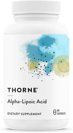 THORNE - Alpha-Lipoic Acid - Provides Antioxidant Support - Supports Liver Detox & Nerve, Eye, Metabolic & Liver Health* - Third-Party Certified - Gluten, Dairy & Soy-Free - 60 Capsules