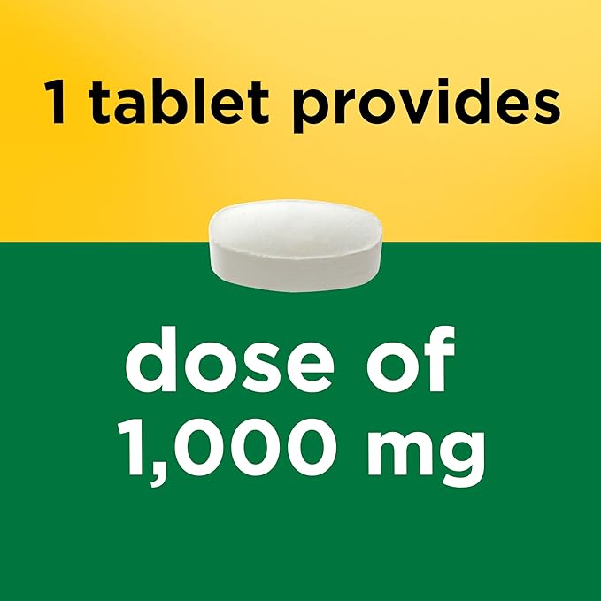 Nature Made L-Lysine 1000 mg, Dietary L-Lysine Supplements, 60 Tablets, 60 Day Supply