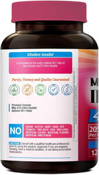 Inositol Supplement, Myo-Inositol & D-Chiro Inositol Supplements for Women, 40:1 Ideal Ratio, Hormone Balance and Women’s Wellness, 120 Vegan Capsules