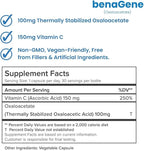 Benagene Oxaloacetate Supplement - Supports Cellular Energy - Thermally Stabilized with Vitamin C - Non-GMO & Vegan - 30 Servings, Once Daily