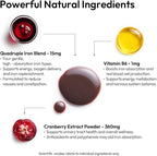 BIGVITA Iron+ | High Absorption Supplement with Microencapsulated Iron Drops + Folate, B6 & Cranberry Extract | No Metallic Taste, Mixed Berry Flavor, Gentle on Stomach | Energy & Hormonal Support