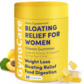 Bloating Relief for Women, Debloating for Women | Supports Period Bloat, Digestion & Water Weight Balance | Helps Before & During Your Cycle | 60 Vegan Gummies | Daily Digestive Support Supplement