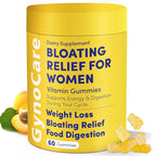 Bloating Relief for Women, Debloating for Women | Supports Period Bloat, Digestion & Water Weight Balance | Helps Before & During Your Cycle | 60 Vegan Gummies | Daily Digestive Support Supplement