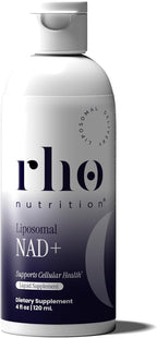 Rho Nutrition Liposomal NAD+ – Liquid Supplement Designed to Help Support Absorption – Active Form of NAD+ Helps Support Normal Cellular Health, Healthy Aging, Energy Metabolism and Overall Vitality