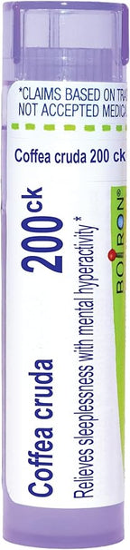 Boiron Coffea Cruda 200Ck Homeopathic Medicine for Sleeplessness - 80 Pellets