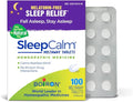 Boiron SleepCalm Tabs - 100 Count for Deep, Relaxing, Restful Nighttime Sleep - Melatonin-Free and Non Habit-Forming Sleep Calm Meltaway Tablets