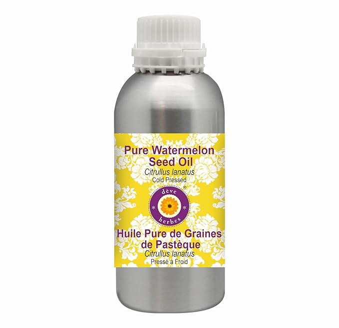 dève herbes Pure Watermelon Seed Oil (Citrullus lanatus) Cold Pressed 630ml (21 oz)