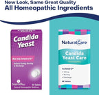 NaturalCare Candida Yeast Care, Homeopathic Tablets, 60ct