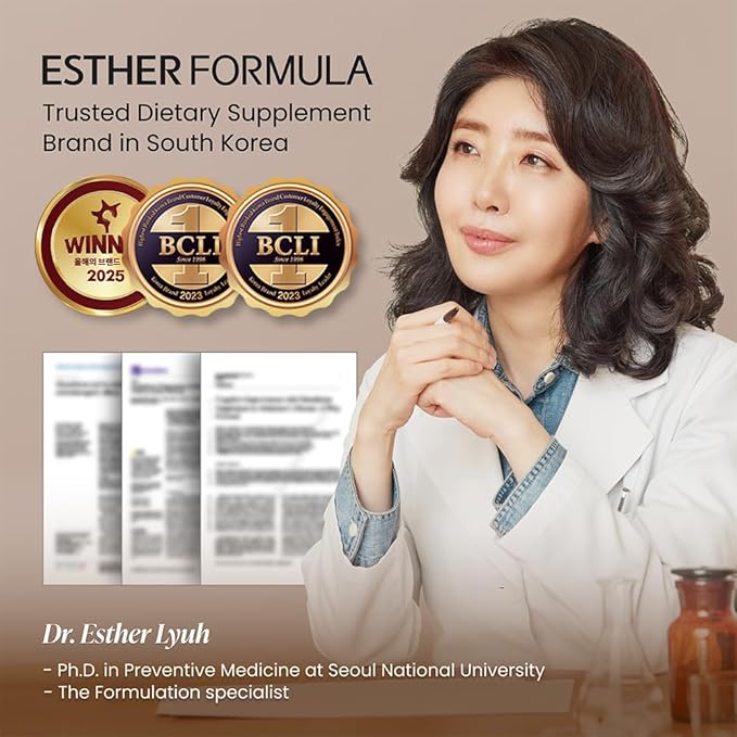 ESTHER FORMULA Ceramide Strips (15 ct) Fast-Absorbing Oral Beauty Film with Phytoceramides & Hyaluronic Acid for Hydration, Barrier Support & Elasticity - Ceramides Supplement