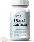 Cortisol Detox Supplement for Women Men - Control & Lowering High Cortisol Level - Balance Calm Stress Relief Cleanse Adrenal Health Support - Magnesium Ashwagandha Cortisol Blocker Reducer