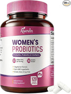 Women Probiotics 50 Billion CFU: Probiotics for Women with Prebiotics & Cranberry, 16 Strain Probiotic Supplement for Digestive Gut Health, Vaginal & Urinary Tract Support Vegan Probiotic 120 Capsules