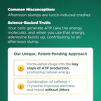 The Anytime You Need Energy Vitamin for Sustained Energy, Focus & Alertness with Jitter-Free Caffeine, 60 Chewable Energy Supplements (30 Servings), Mixed Berry