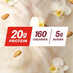 Premier Protein Non-Dairy Plant Based Almondmilk Protein Shake, Vanilla, 20g Protein, 5g Sugar, 11.5 Fl oz, 12 Count