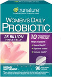 TRU Natures Women's Daily Probiotic, 25 Billion Viable Cells, 90 Vegetarian Capsules, 10 Probiotic Strains, Supports Vaginal, Digestive, Immune Health Sold by RCB Supplies