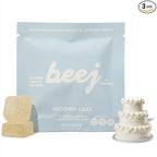 BEEJ Gummies for Couples - Natural Intimacy Gummy Candy - Romantic Gift for Birthday, Honeymoon, Anniversary, Valentines Day - No Artificial Flavors - Made in USA - 3 Pack, Wedding Cake