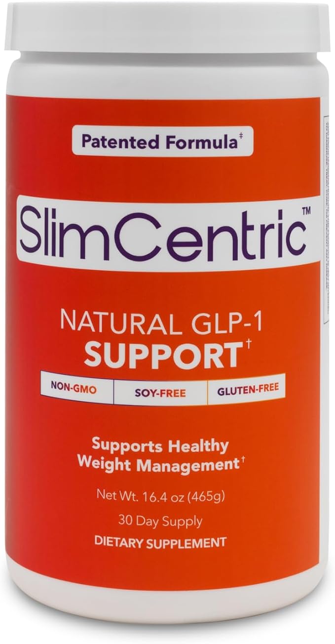 Natural GLP-1 Supplement Powder for Women and Men, Proven to Boost GLP1 Levels 5× Over Placebo, Supports Healthy Metabolism & Lean Muscle, Made in USA, Non-GMO, Cruelty-Free, 60 Servings