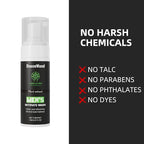 Men's Intimate Wash – pH Balanced Foaming Tea Tree Groin Cleanser, Odor Control with Agave & Licorice, Refreshing Body Wash – 5 Fl Oz