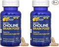 Acetylcholine Brain Food - Acetyl L-Carnitine & Alpha GPC Supplement - Supports Production of Acetylcholine - Neurotransmitter Supplement for Cognitive Function - 60 Capsules (Pack of 2)